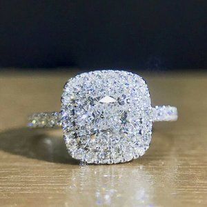 Silver Cubic Zirconia Ring